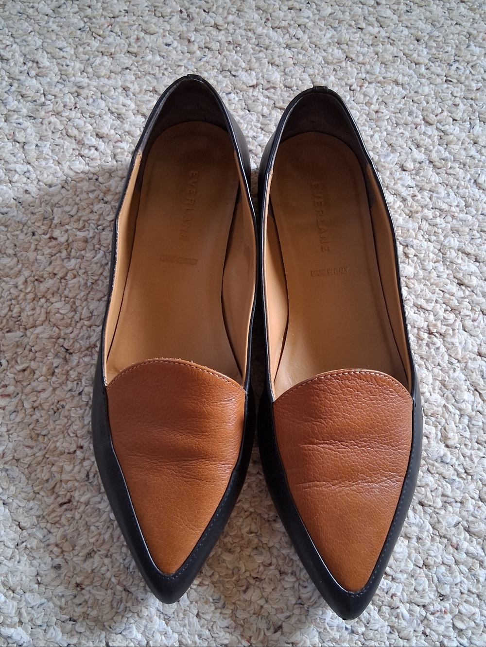 Everlane The Modern Point Loafer Flat Shoe Size 9.5 - Picture 3 of 10